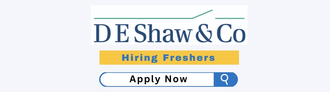 D. E. Shaw & Co Off Campus Hiring 2024 | Apply Now! - Classic Technology