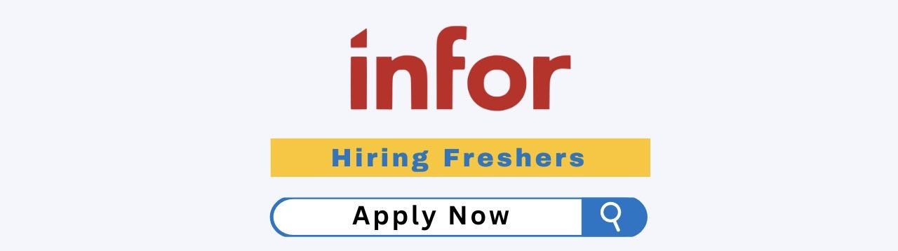 Infor Recruitment 2024 Freshers