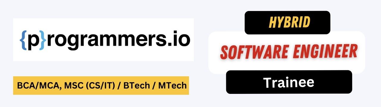 Programmers.IO Is Hiring Freshers